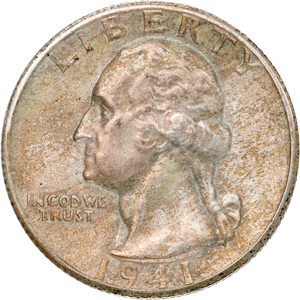 1941-S Washington Silver Quarter Main Image
