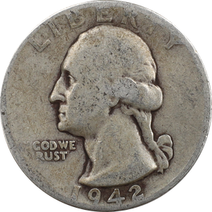 1942 Washington Silver Quarter G Main Image