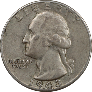 1943 Washington Silver Quarter XF Main Image