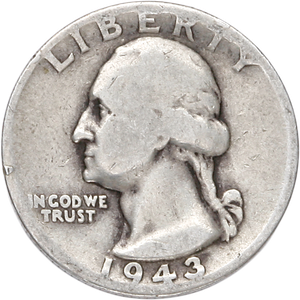 1943-D Washington Silver Quarter Main Image