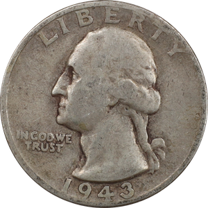 1943-S Washington Silver Quarter, Good Main Image