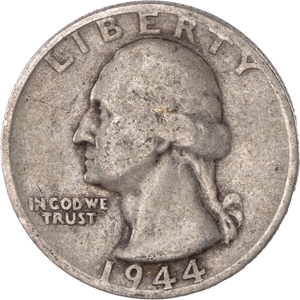 1944-S Washington Silver Quarter VG Main Image