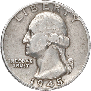 1945-D Washington Silver Quarter CIRC Main Image