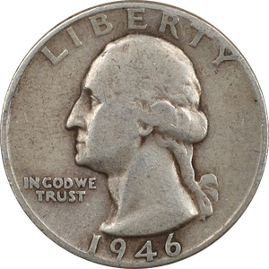 1946 Washington Silver Quarter F Main Image