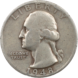 1948-S Washington Silver Quarter XF | Littleton Coin Company