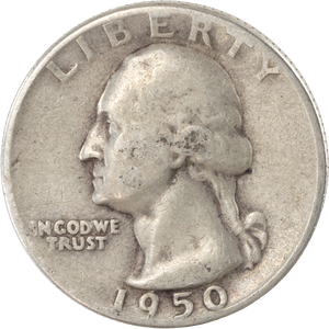 1950 Washington Silver Quarter G Main Image