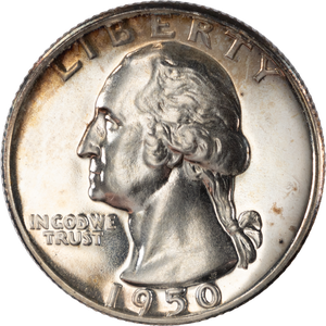 1950 Washington Silver Quarter      PF64 Main Image