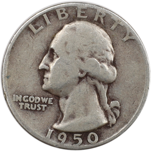 1950-D Washington Silver Quarter G Main Image