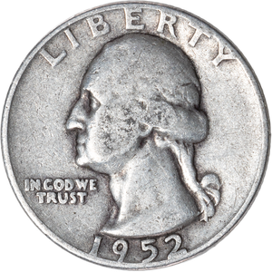 1952-D Washington Silver Quarter G Main Image