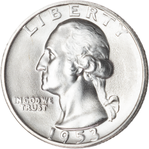 1953-S Washington Silver Quarter MS60 Main Image