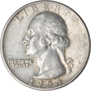 1954-D Washington Silver Quarter Main Image
