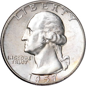1957-D Washington Silver Quarter MS60 Main Image