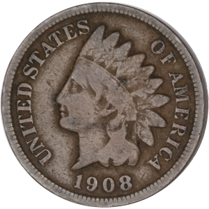1908-S Indian Head Cent, Variety 3, Bronze XF45 | Littleton Coin