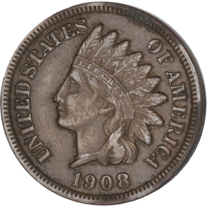1908-S Indian Head Cent NGC         F15 Main Image