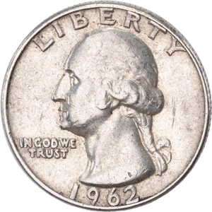 1962 Washington Silver Quarter CIRC Main Image