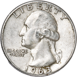 1963-D Washington Silver Quarter CIRC Main Image