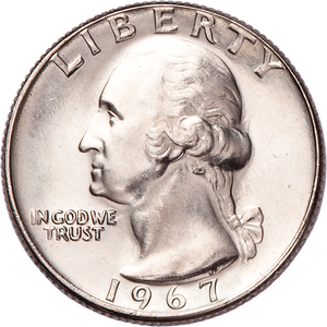 1967 Washington Quarter Main Image