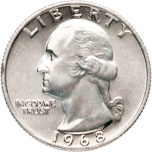 1968 Washington Quarter Main Image