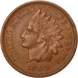 1909-S Indian Head Cent, Variety 3, Bronze XF#2 Main Image
