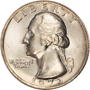 1973 Washington Quarter MS60 Main Image