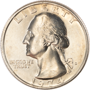 1974-D Washington Quarter MS60 Main Image