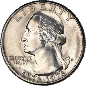 1976-D Washington Quarter Bicentennial Reverse Main Image