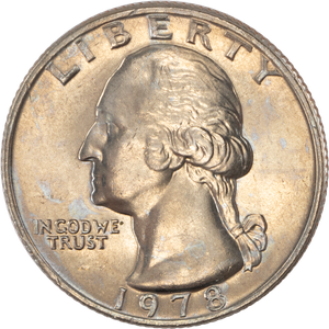 1978 Washington Quarter MS60 Main Image