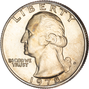 1978-D Washington Quarter MS60 Main Image