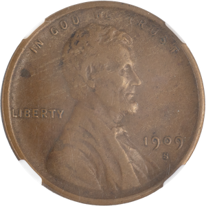 1909-S V.D.B. Lincoln Head Cent Main Image