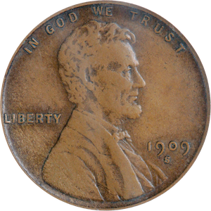 1909-S V.D.B. Lincoln Head Cent Main Image