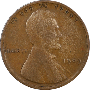 1909 Lincoln Head Cent VG Main Image