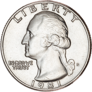 1981 Washington Quarter Main Image