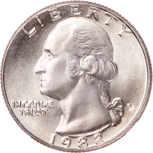 1982-D Washington Quarter Main Image