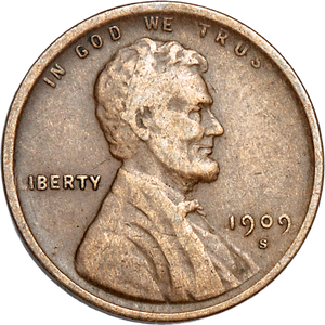 1909-S Lincoln Head Cent Main Image