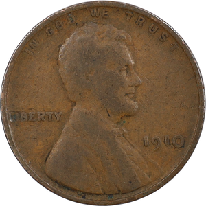 1910 Lincoln Head Cent Main Image