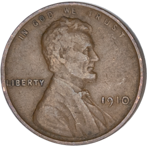 1910 Lincoln Head Cent F Main Image
