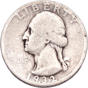 1932 Washington Silver Quarter CIRC Main Image