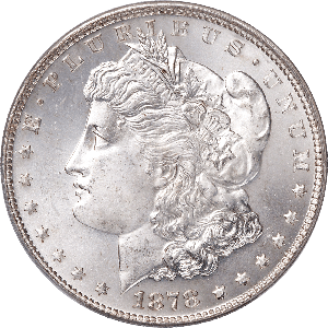 1878 7 Tail Feathers Morgan Silver Dollar, 2nd Reverse Main Image