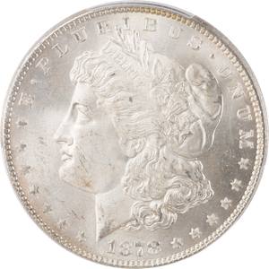 1878 7 Tail Feathers Morgan Silver Dollar, 2nd Reverse Main Image