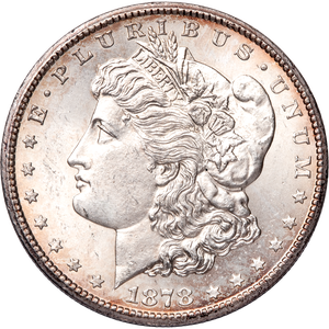1878-CC Morgan Silver Dollar Main Image