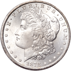 1878-CC Morgan Silver Dollar MS64 Main Image