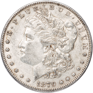 1879 Morgan Silver Dollar, Extra Fine Main Image
