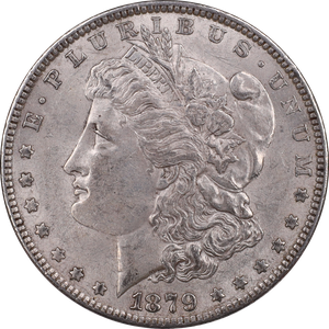 1879 Morgan Silver Dollar AU50 Main Image