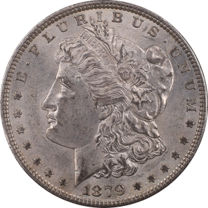 1879 Morgan Silver Dollar AU55 Main Image