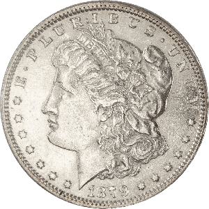 1879 Morgan Silver Dollar AU55 Main Image
