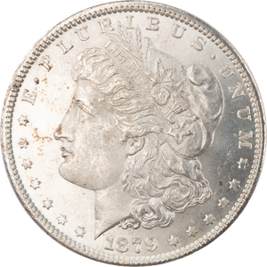 1879 Morgan Silver Dollar MS60 Main Image