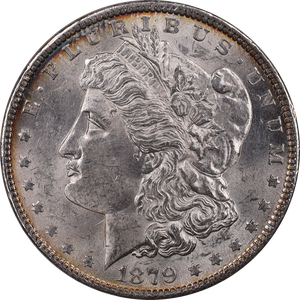 1879 Morgan Silver Dollar AU#2 Main Image