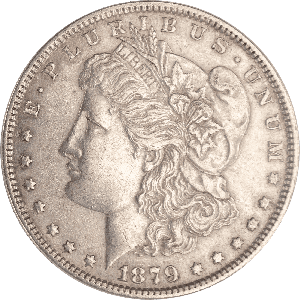 1879 Morgan Silver Dollar XF#2 Main Image