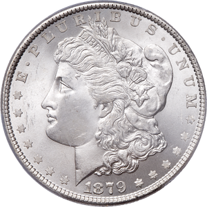 1879 Morgan Silver Dollar MS65 Main Image