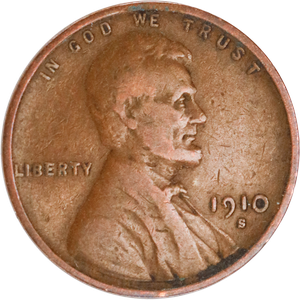1910-S Lincoln Head Cent            F-D Main Image